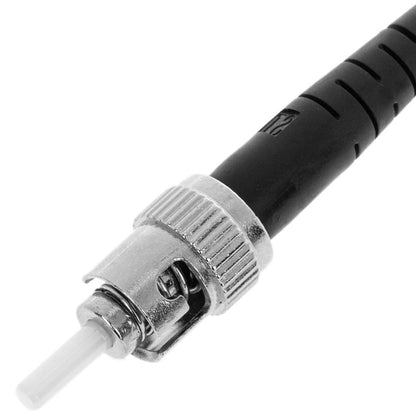 Cable de fibra óptica OM4 multimodo MMF simplex 50µm/125µm ST-ST de 3m