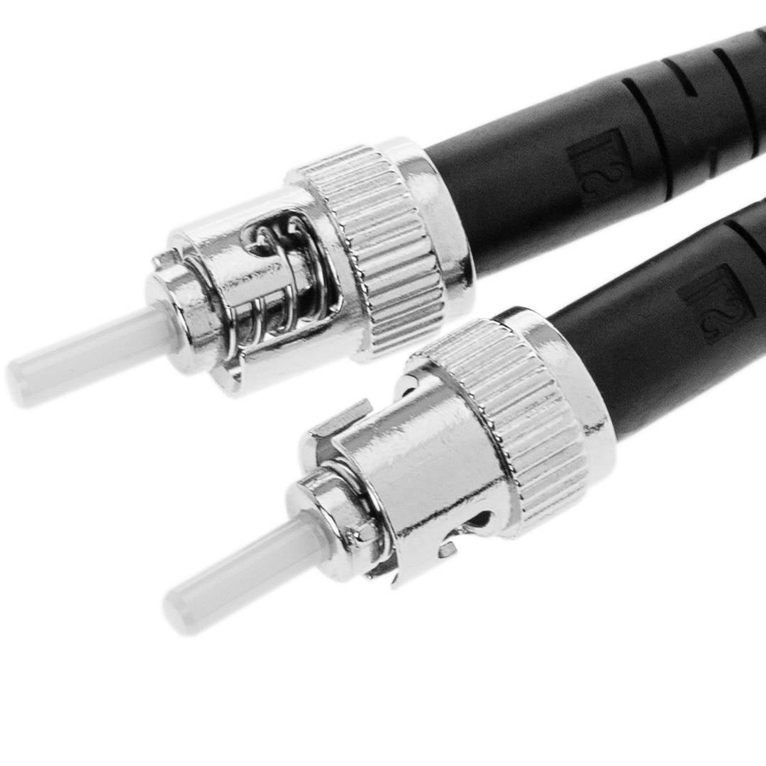 Cable de fibra óptica OM4 multimodo MMF simplex 50µm/125µm ST-SC de 2m