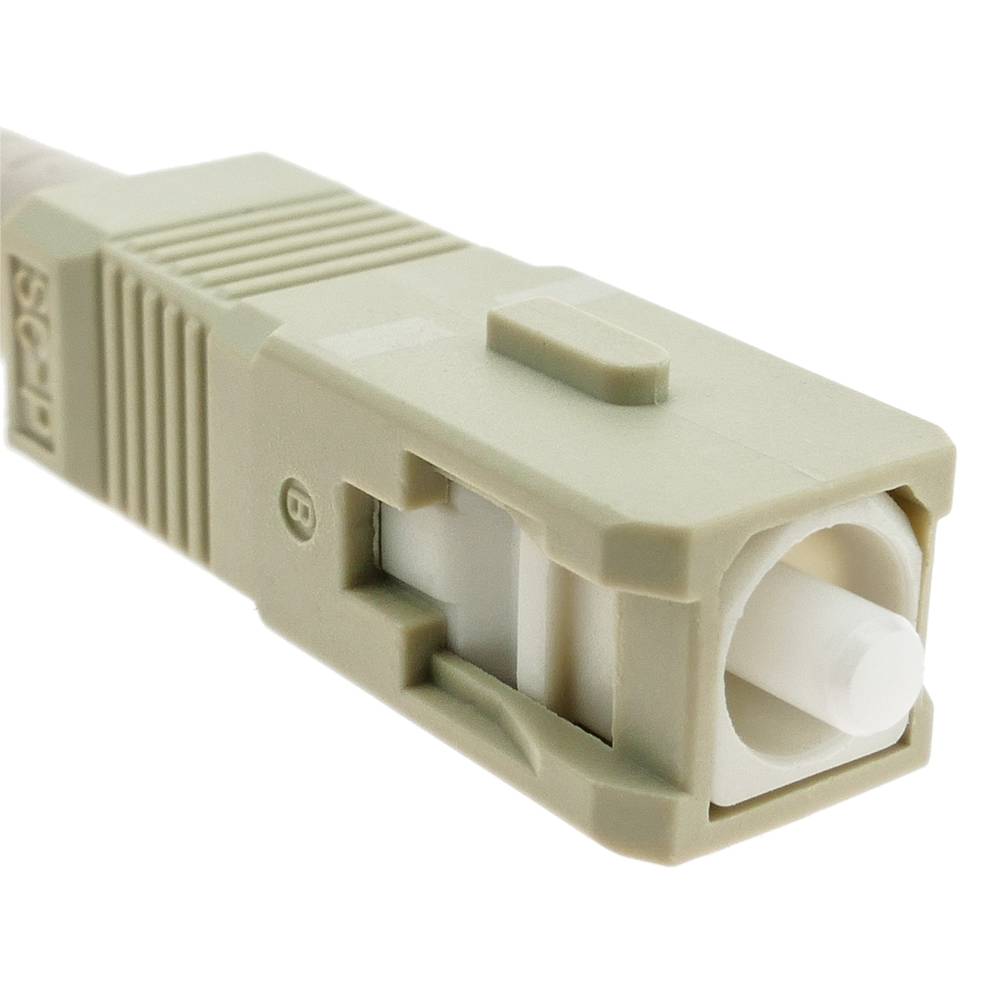 Cable de fibra óptica OM4 multimodo MMF simplex 50µm/125µm ST-SC de 5m