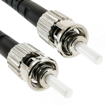 Cable de fibra óptica OM4 multimodo MMF duplex 50µm/125µm ST-ST de 7m