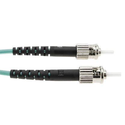 Cable de fibra óptica OM4 multimodo MMF duplex 50µm/125µm ST-ST de 7m