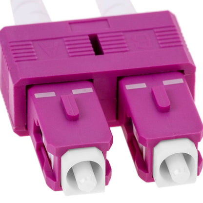 Cable de fibra óptica de ST a SC multimodo (MM) Duplex OM4 de 1m