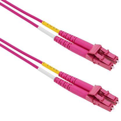Cable de fibra óptica OM4 multimodo MMF duplex 50µm/125µm LC-LC de 7m