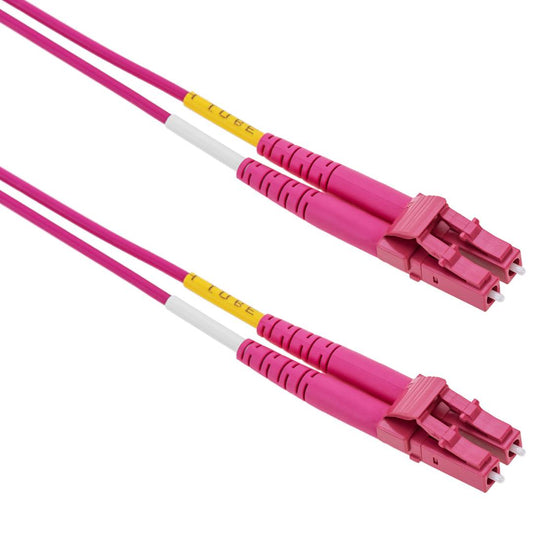 Cable de fibra óptica OM4 multimodo MMF duplex 50µm/125µm LC-LC de 7m