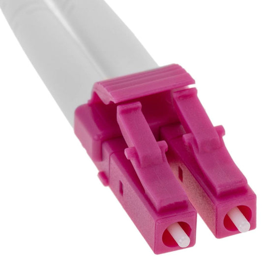 Cable de fibra óptica OM4 multimodo MMF duplex 50µm/125µm LC-ST de 5m