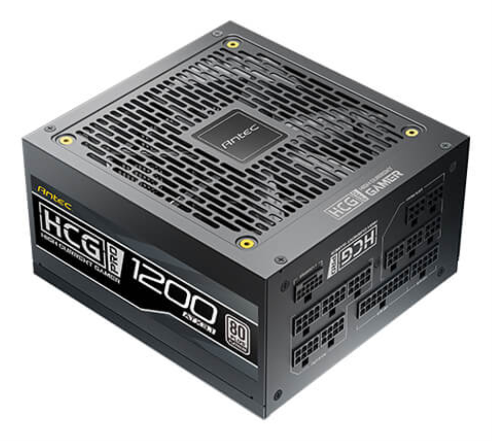 Antec HIGH CURRENT GAMER HCG1200 PRO Platinum ATX 3.1 unidad de fuente de alimentacion 1200 W 20+4 pin ATX Negro