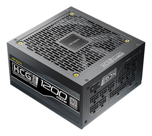 Antec HIGH CURRENT GAMER HCG1200 PRO Platinum ATX 3.1 unidad de fuente de alimentacion 1200 W 20+4 pin ATX Negro