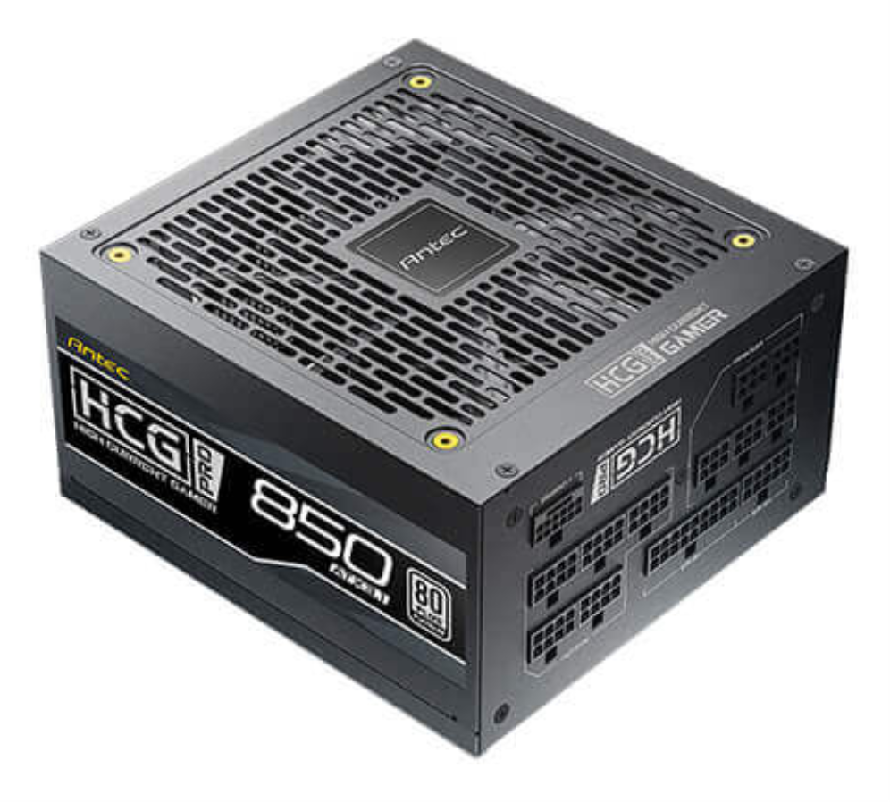 Antec HIGH CURRENT GAMER HCG850 PRO Platinum ATX 3.1 unidad de fuente de alimentacion 850 W 20+4 pin ATX Negro