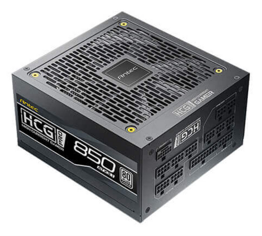 Antec HIGH CURRENT GAMER HCG850 PRO Platinum ATX 3.1 unidad de fuente de alimentacion 850 W 20+4 pin ATX Negro