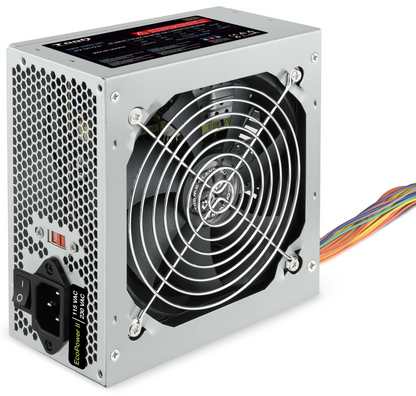 TooQ TQEP-500S-INT unidad de fuente de alimentacion 500 W 24-pin ATX ATX Plata