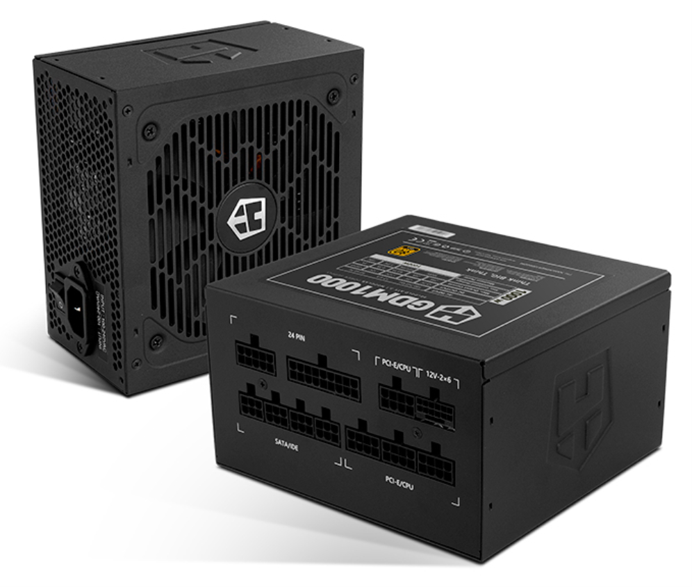NOX Hummer GDM 1000W GOLD unidad de fuente de alimentacion 20+4 pin ATX ATX Negro