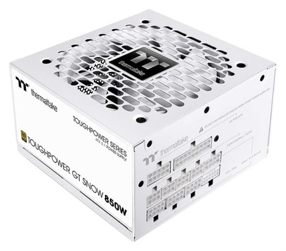 Thermaltake Toughpower Gt unidad de fuente de alimentacion 850 W 24-pin ATX ATX Blanco
