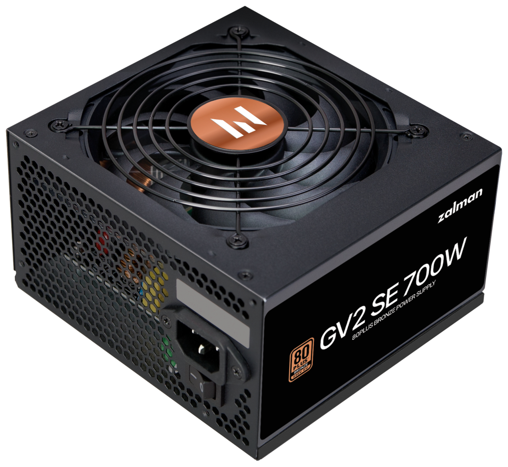 Zalman ZM700-GV2SE unidad de fuente de alimentacion 700 W 20+4 pin ATX ATX Negro