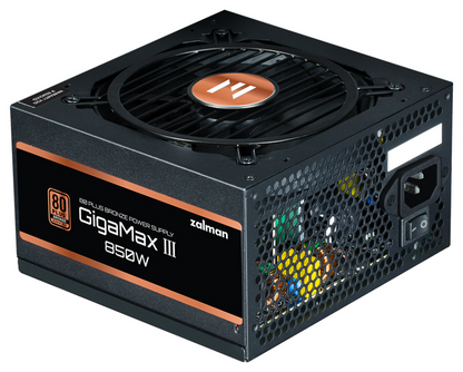 Zalman GigaMax III unidad de fuente de alimentacion 850 W ATX Negro