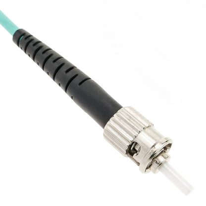 Cable OM3 de fibra óptica ST a ST multimodo simplex 50/125 de 10m