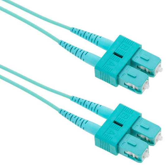 Cable OM3 de fibra óptica SC a SC multimodo duplex 50/125 de 5m