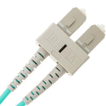Cable OM3 de fibra óptica SC a SC multimodo duplex 50/125 de 10m