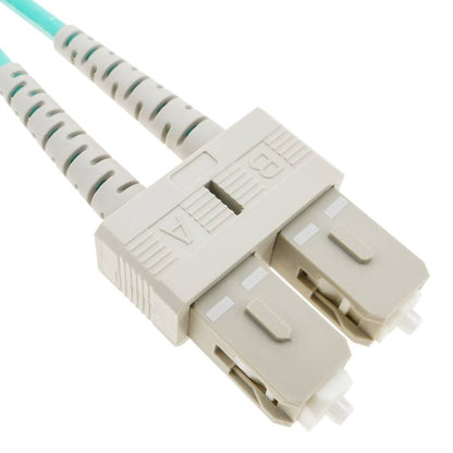 Cable OM3 de fibra óptica SC a SC multimodo duplex 50/125 de 10m