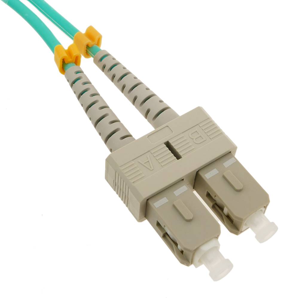 Cable OM3 de fibra óptica SC a SC multimodo duplex 50/125 de 10m