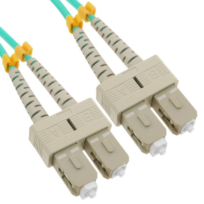 Cable OM3 de fibra óptica SC a SC multimodo duplex 50/125 de 20m