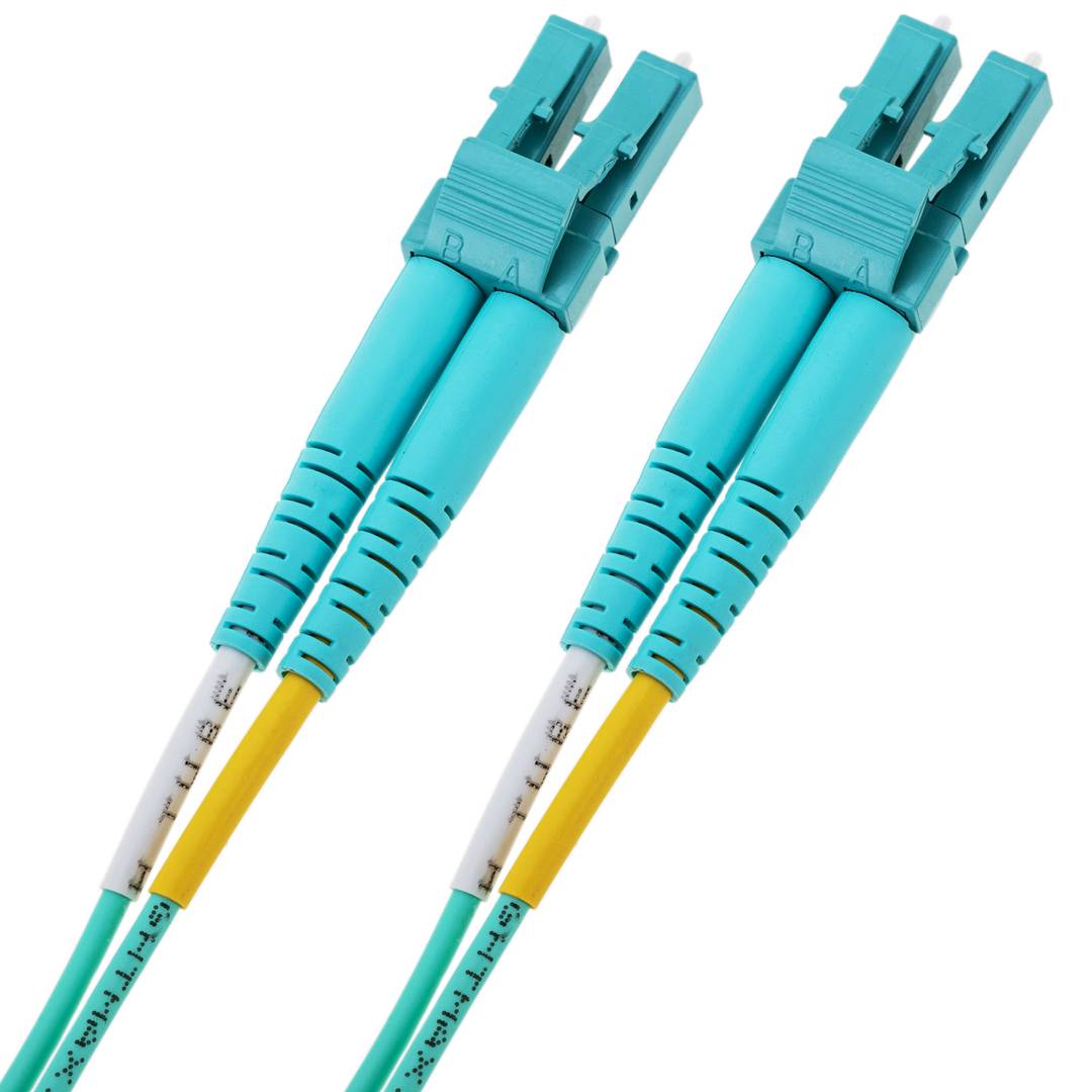 Cable OM3 de fibra óptica de LC/PC a LC/PC multimodo duplex 50/125 1m