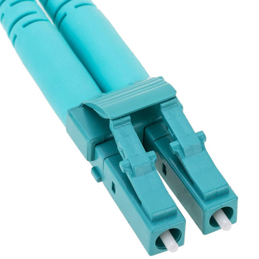 Cable OM3 de fibra óptica LC a ST multimodo duplex 50/125 de 3m