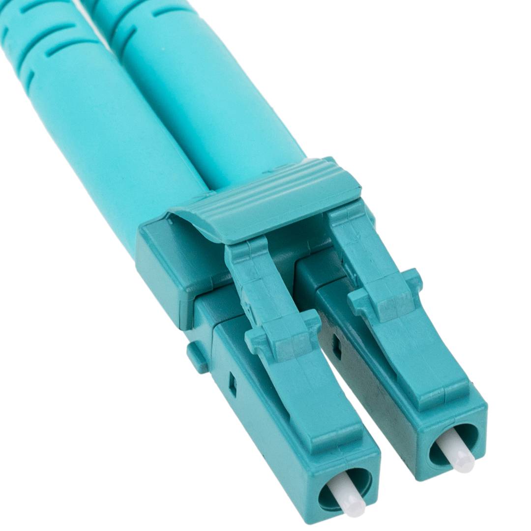 Cable OM3 de fibra óptica LC/PC-SC/PC multimodo duplex 50/125 de 1m