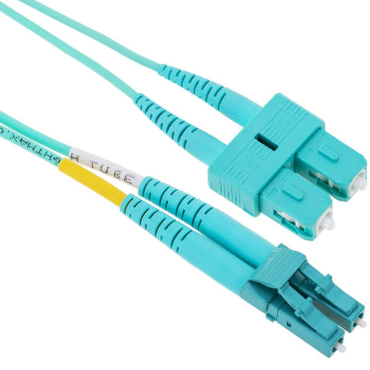 Cable OM3 de fibra óptica LC a SC multimodo duplex 50/125 de 10m