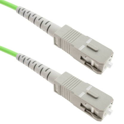 Cable de fibra óptica OM5 multimodo simplex 50µm/125µm SC/PC a SC/PC 100Gb de 50 cm