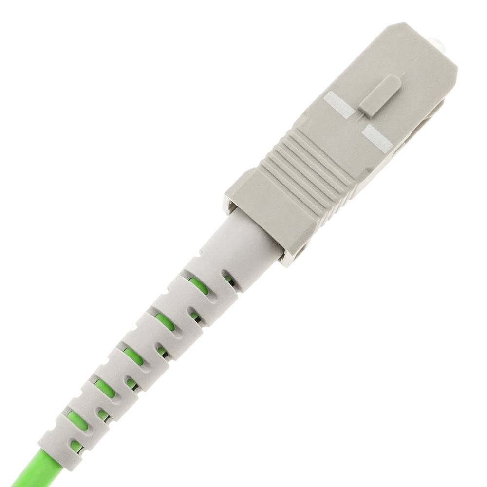 Cable de fibra óptica OM5 multimodo simplex 50µm/125µm SC/PC a SC/PC 100Gb de 50 cm