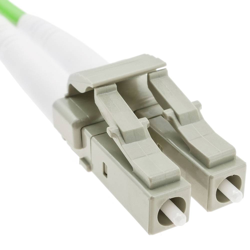 Cable de fibra óptica OM5 multimodo duplex 50µm/125µm LC/UPC a LC/UPC 100Gb de 5 m