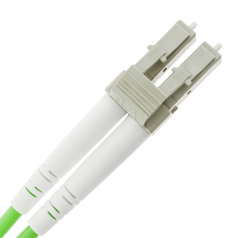 Cable de fibra óptica OM5 multimodo duplex 50µm/125µm LC/PC a LC/PC 100Gb de 25 m