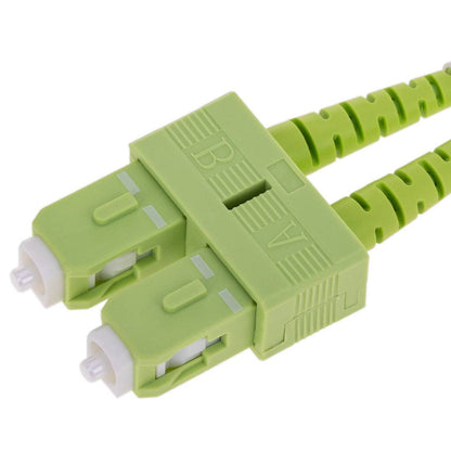Cable de fibra óptica OM5 multimodo duplex 50µm/125µm LC/UPC a SC/UPC 100Gb de 3 m