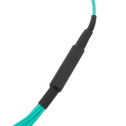 Cable Fanout de fibra óptica OM3 multimodo 50µm/125µm MTP/PC a 12 x LC/PC 10Gb de 2 m
