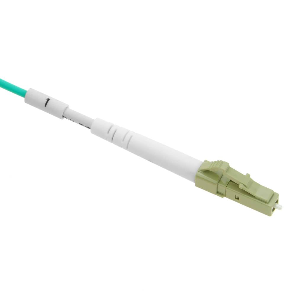 Cable Fanout de fibra óptica OM3 multimodo 50µm/125µm MTP/PC a 12 x LC/PC 10Gb de 2 m