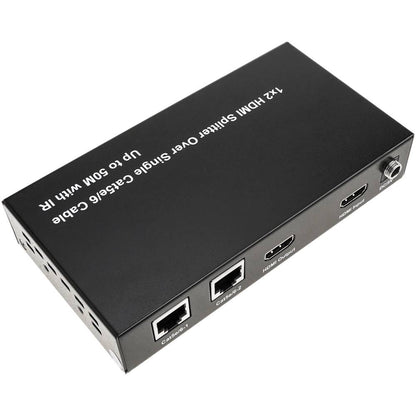 Multiplicador extensor HDMI de 2 puertos a través de cable ethernet Cat.5e hasta 50 m con IR