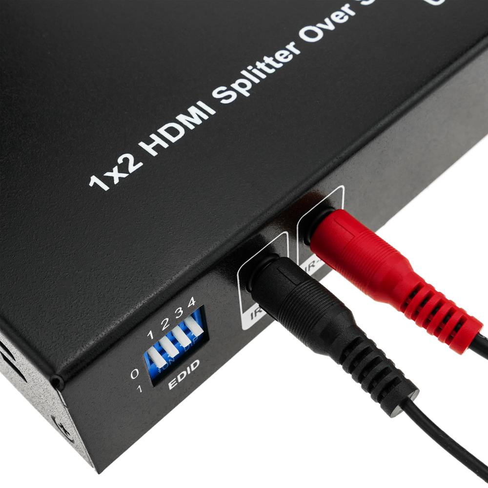Multiplicador extensor HDMI de 2 puertos a través de cable ethernet Cat.5e hasta 50 m con IR