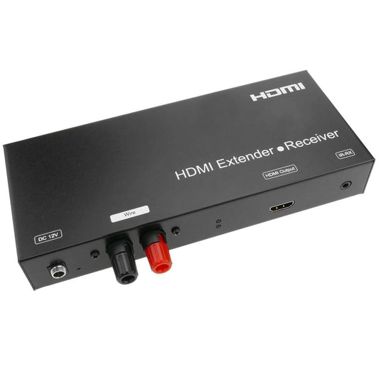 Extensor HDMI Prolongador FullHD 1080p a través de cable 2 hilos a 3800m. Módulo Receptor