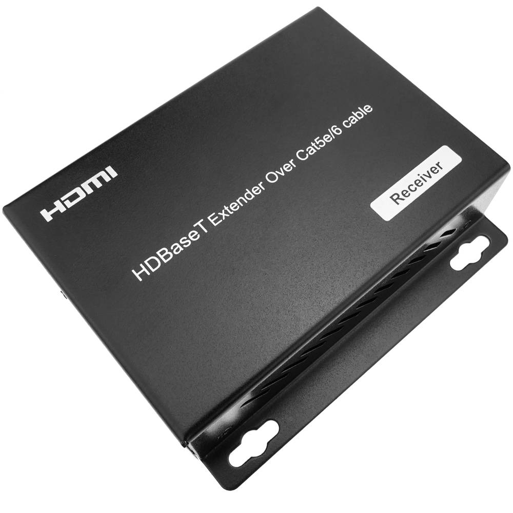 Extensor HDMI UltraHD 4K 2K FullHD 1080p Cat.5e Cat.6 compatible con HDBaseT HDBT POC 100m - Receptor