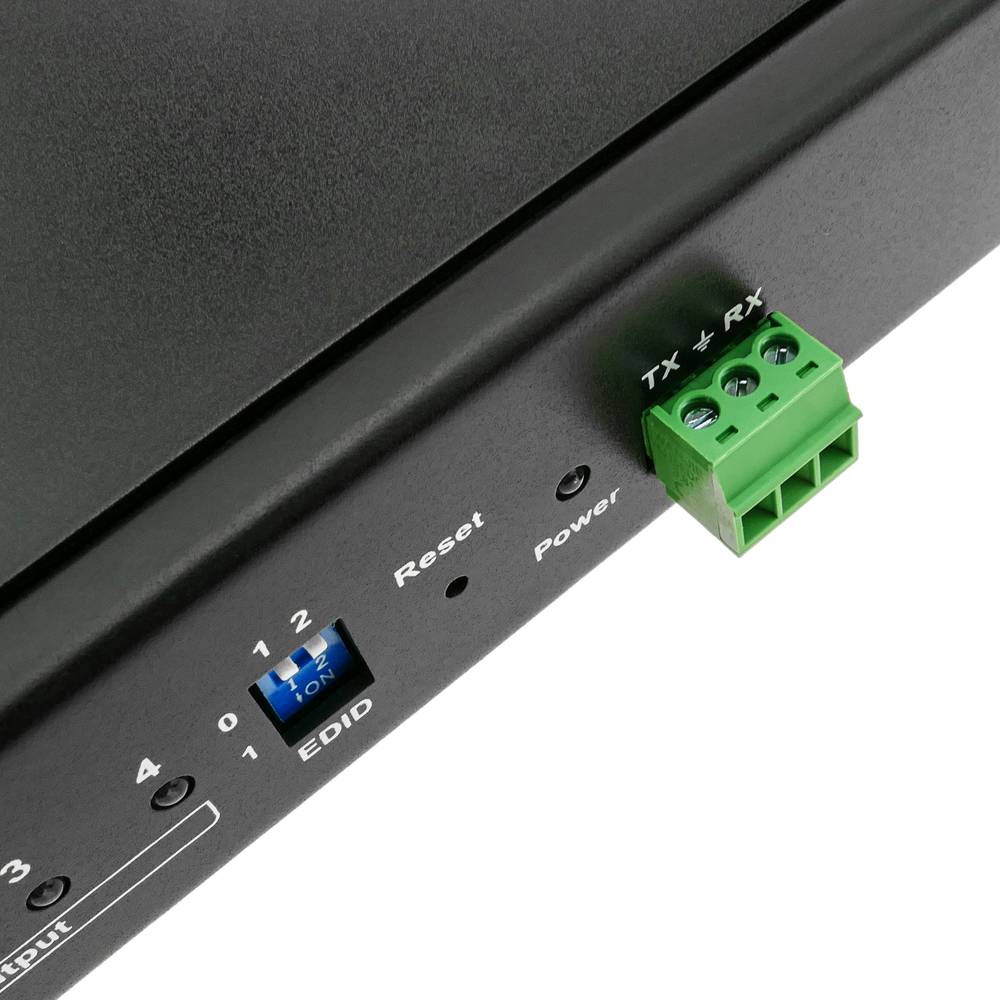 Extensor HDMI UltraHD 4K 2K FullHD 1080p Cat.5e Cat.6 compatible con HDBaseT HDBT 100m - Transmisor 4 puertos