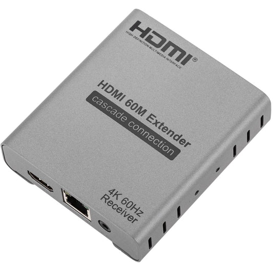 Receptor para Extensor HDMI 2.0  a través de cable Ethernet (RJ45) Cat5e/6 hasta 60 metros 4K@60Hz
