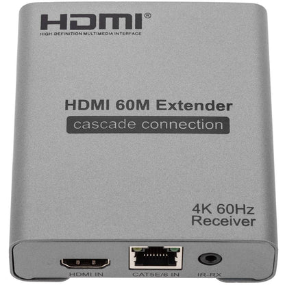 Receptor para Extensor HDMI 2.0  a través de cable Ethernet (RJ45) Cat5e/6 hasta 60 metros 4K@60Hz