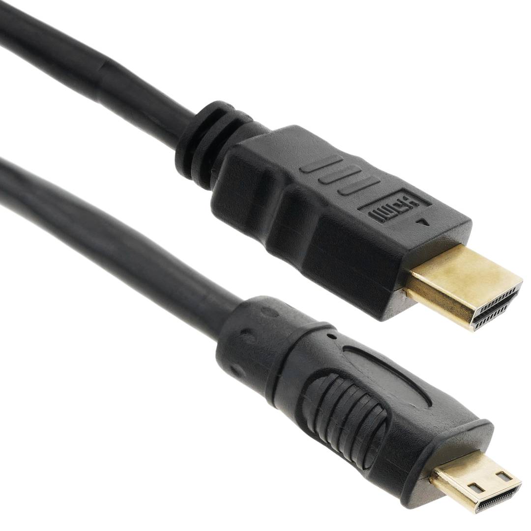 Cable HDMI de tipo A macho a C macho de 1 m