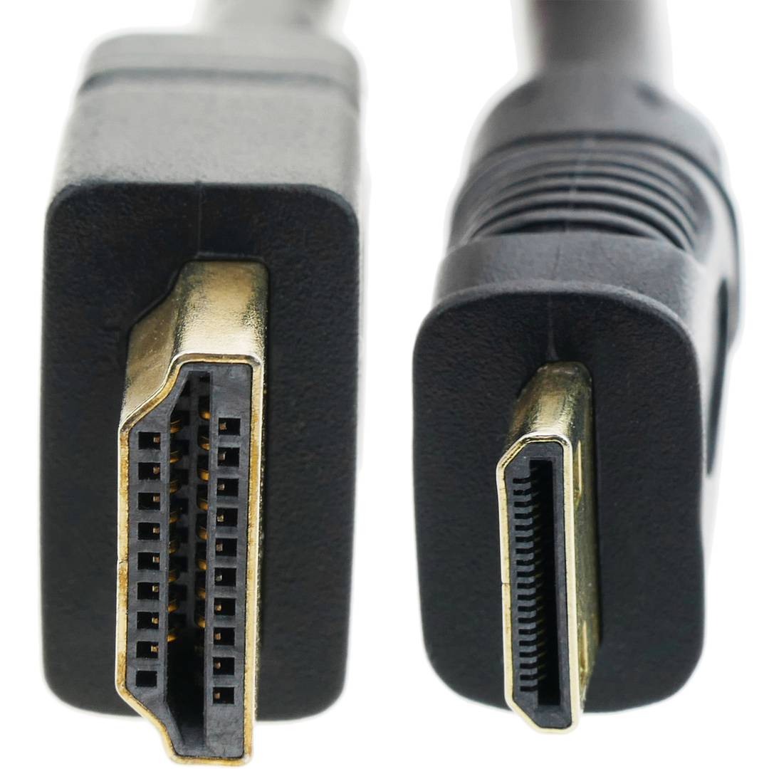 Cable HDMI de tipo A macho a C macho de 1 m