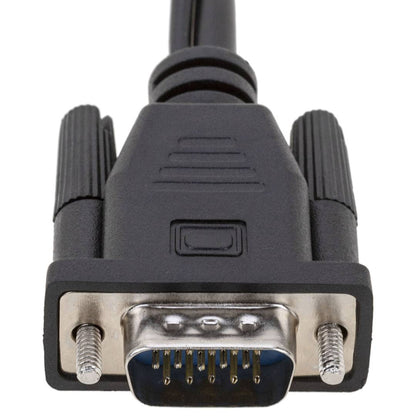Conversor VGA a HDMI con audio y cable de alimentación USB