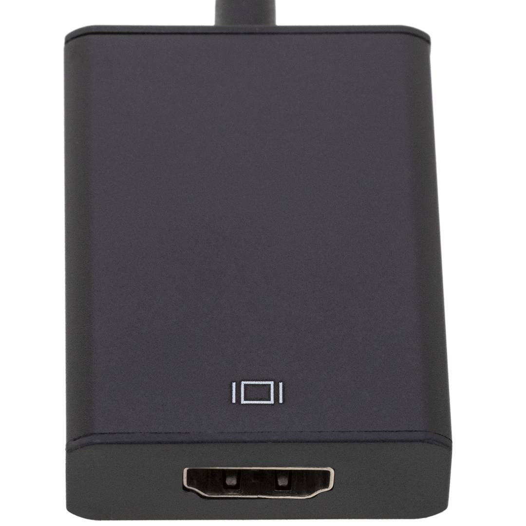 Conversor VGA a HDMI con audio y cable de alimentación USB