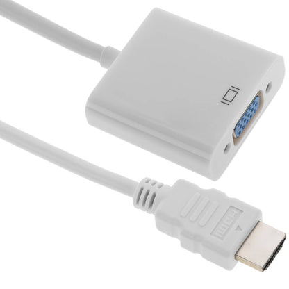 Conversor HDMI a VGA cable de 15 cm blanco