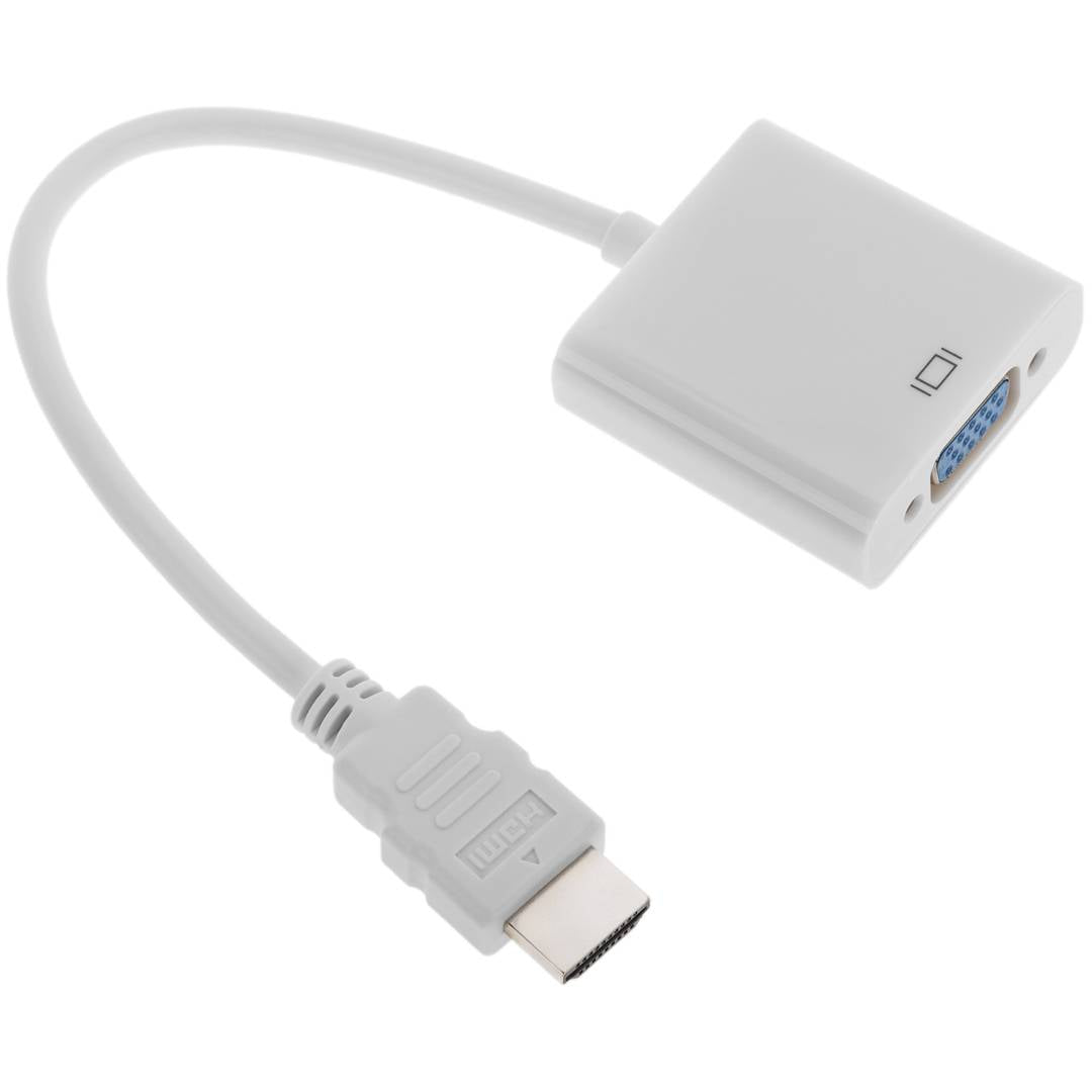 Conversor HDMI a VGA cable de 15 cm blanco