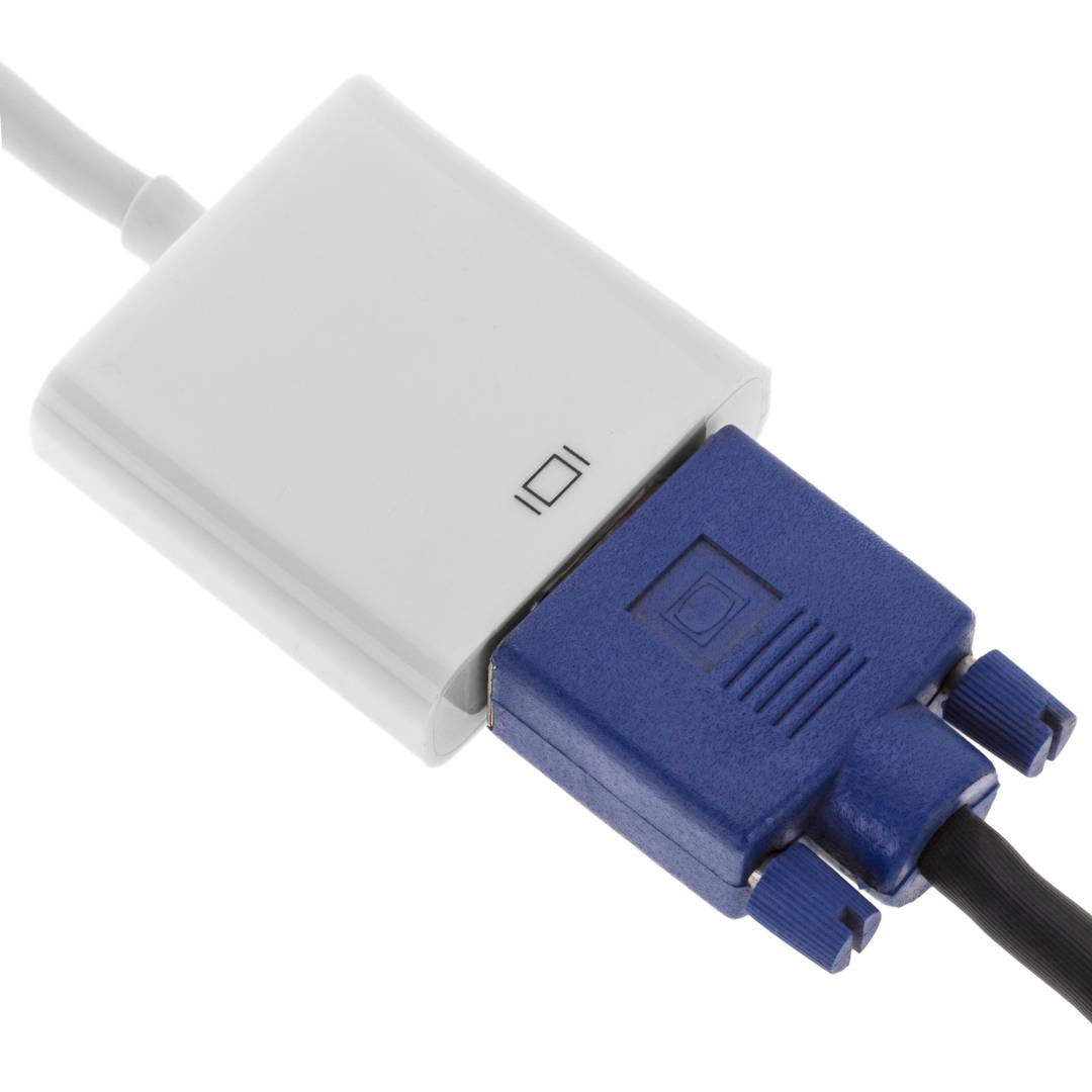 Conversor HDMI a VGA cable de 15 cm blanco