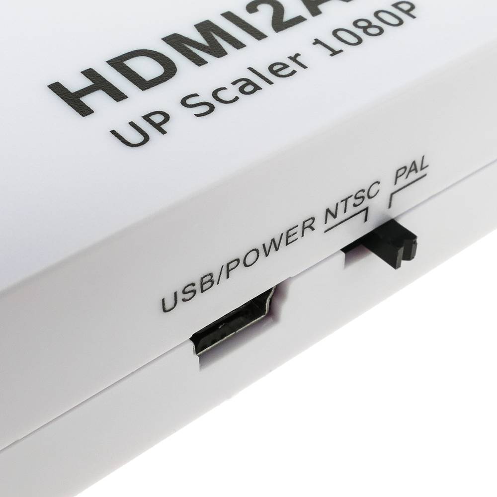 Conversor HDMI a audio y vídeo analógico RCA